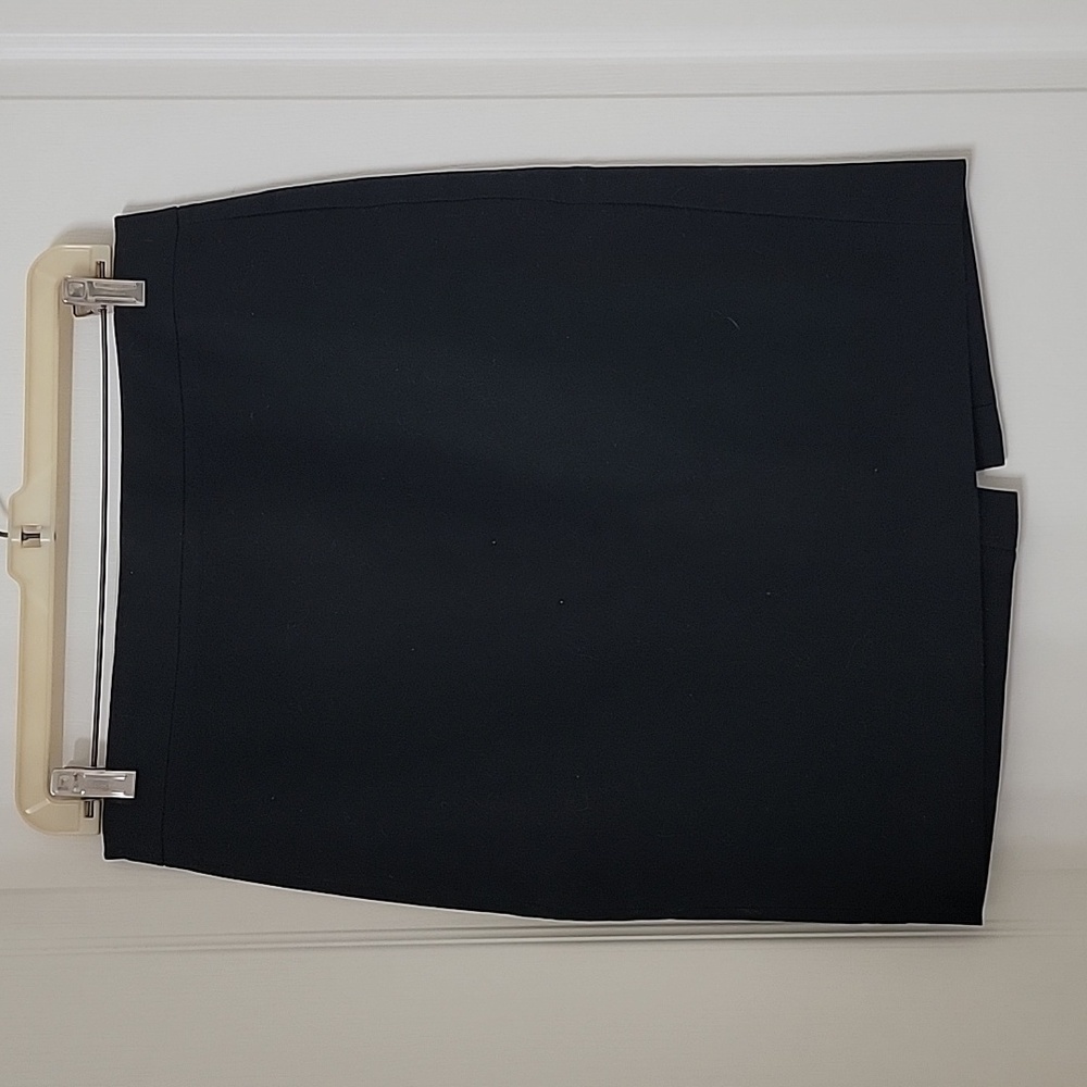 J. by J. Crew, Size 6 Black 100% Cotton Midi Skirt,  Gently Used Condition